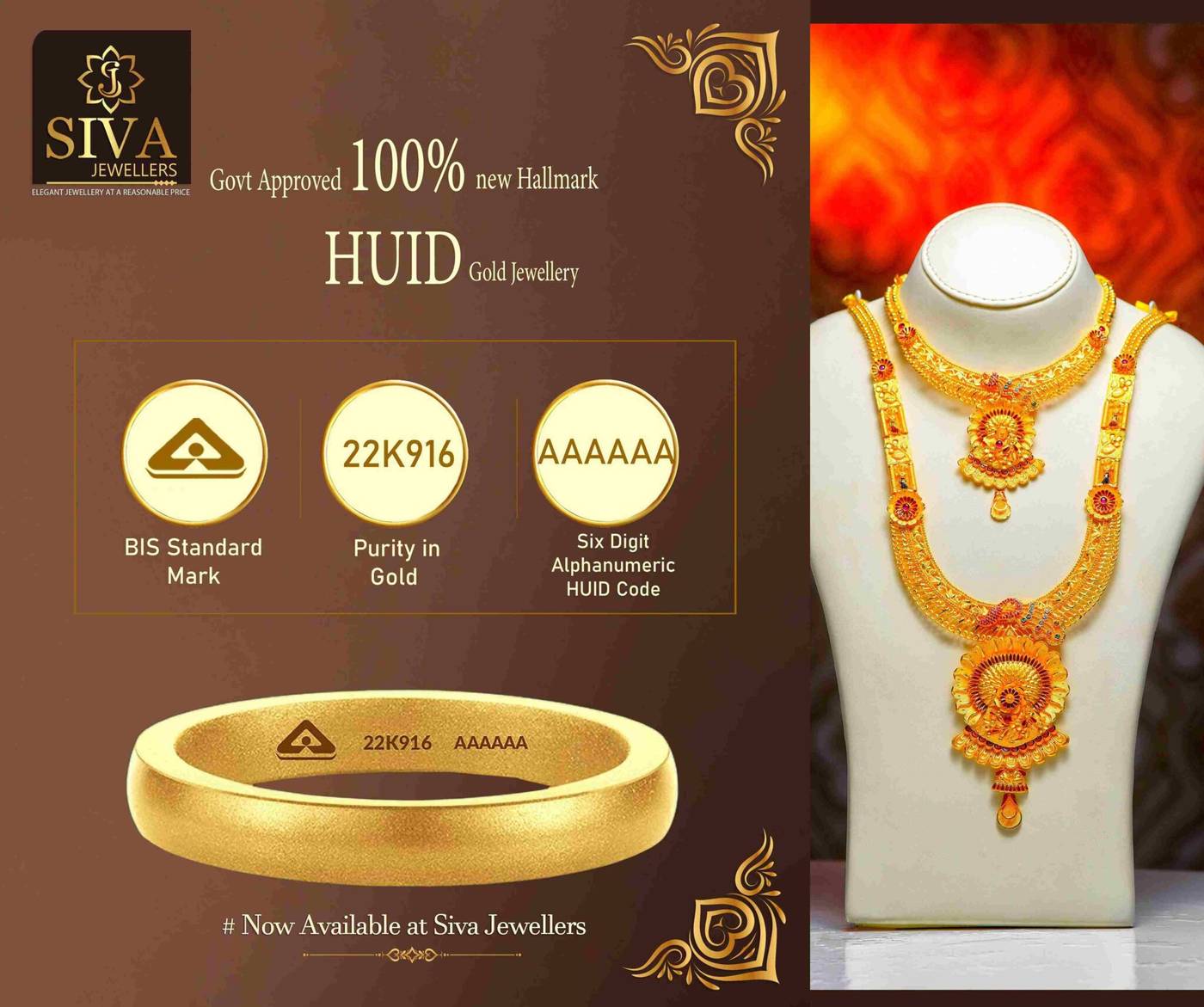 What are different gold jewellery purity checker? Siva Jewellers