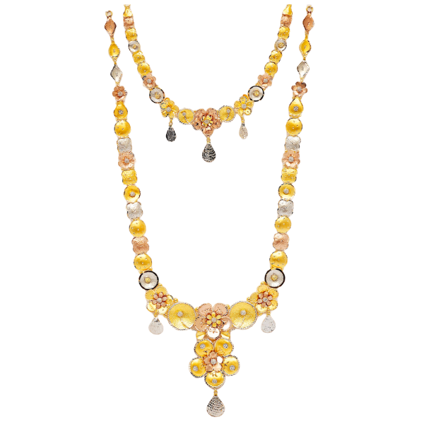 Bridal Rose Gold Necklace & Haram