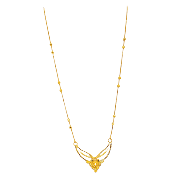 Elegant Pendant Gold Chain 8.250gm
