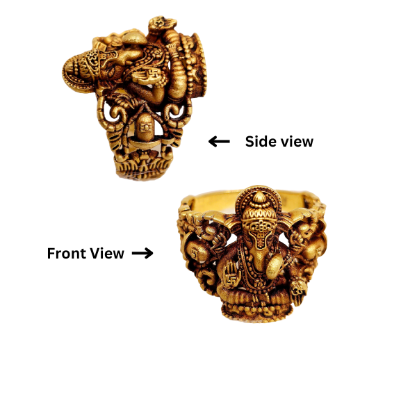 Nagas Ganapathy Rings Weight 11.980 Size 25
