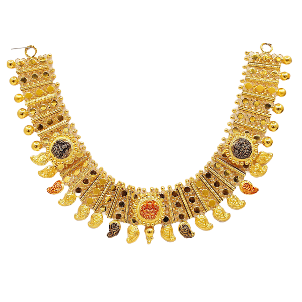 Bridal Floral Necklace 35.020gm