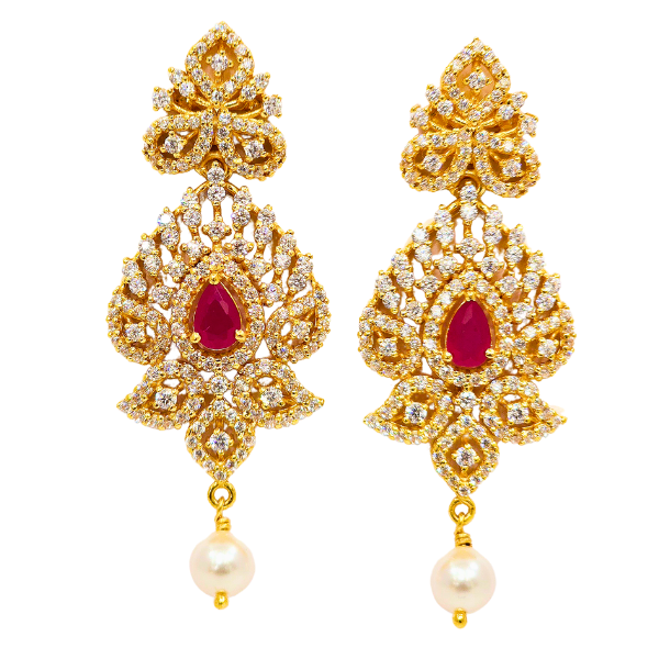 Bridal Zircon Studs 19.600grams