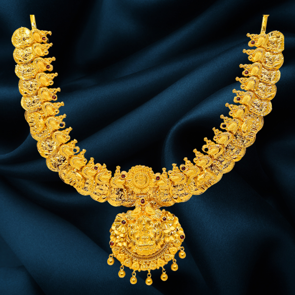 Bridal Kasu Necklace 29.260grams