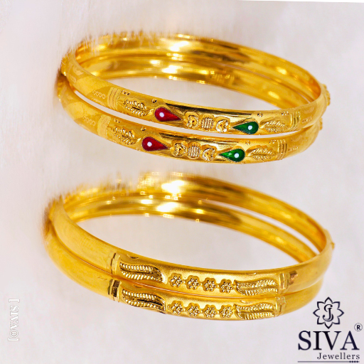 Bridal Baby Bangles 4.150gm size_1.9_16 4.090gm size_1.13_16 (2)