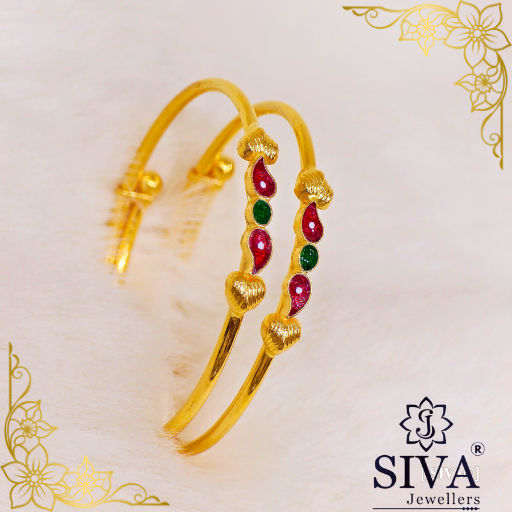 Dazzling Baby Bangles 3.910gram