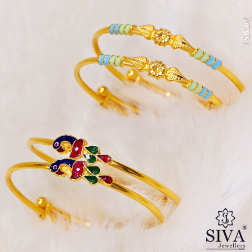 Dazzling Baby Bangles 3.990gm 4.170gm (2)