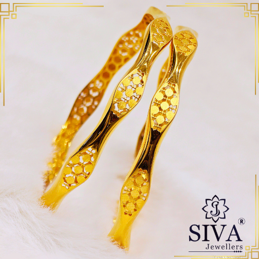 Extreme Zigzag Bangles 15.840gram size 2.4_16