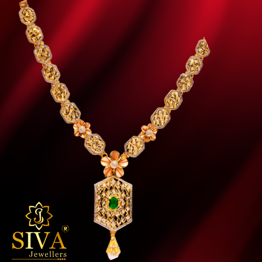 Ethnic Rhodium Necklace 22.430gram (2)